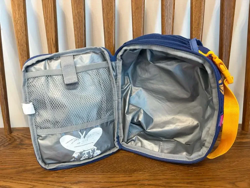 Cat & Jack Blue Butterfly Print Insulated Lunch Box Bag